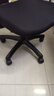 得力（deli）4900S 人体工学靠背办公椅/电脑椅/职员椅 可升降转椅舒棉坐垫 黑 实拍图
