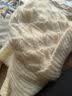 浩冠帽子围巾一体女冬季加绒加厚保暖护耳中老年人帽针织帽毛线帽冬天 米色 均码有弹性 实拍图