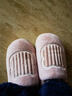 京东京造家居包脚棉拖鞋轻简毛绒保暖包跟棉拖鞋女款 花簇粉40-41 JZ-3222 实拍图