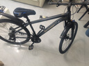 永久自行车成人山地车自行车学生男女铝合金变速公路自行车油碟单车 【钢架/全套轴承】黑金色 27速 26寸【推荐155-185cm】 实拍图