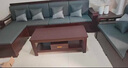 墨宸沙发 紫金檀木实木沙发新中式客厅大小户型冬夏两用转角储物家具 四人位+贵妃+长茶几 实拍图