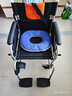鱼跃(yuwell)手动轮椅车H062C铝合金免充气减震轻便手动可折叠老人 实拍图