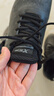 特步运动鞋男鞋跑步鞋冬季加绒皮面防水轻便减震休闲慢跑鞋棉鞋黑色 实拍图