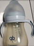 好孩子（gb）PPSU婴儿奶瓶宽口径奶瓶带手柄吸管小饿魔系列240ml蓝色 6个月+ 实拍图