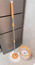 博生旋转拖把40CM杆长127CM2配布单桶干湿分离旋转拖把套装 实拍图