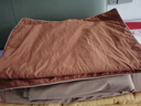 京东京造意式瓷磨四件套 60支长绒棉磨毛A类100%纯棉全棉床单被套床上冬天保暖单双人1.5m枫叶棕 实拍图