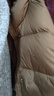 betu百图女装冬季新款加厚鸭绒羽绒外套减龄短款羽绒服女2210T01 咖啡色 S 实拍图