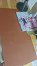 京东京造800*400mm超大双料桌垫鼠标垫 加长大号办公游戏电竞电脑桌垫 皮革触感天然橡木 防水耐磨 茶色 实拍图