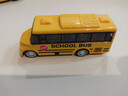 儿童玩具车合金小汽车公交巴士车模型校车车模型玩具车公交车套装 9CM回力巴士-黄色 实拍图