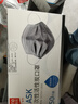 安美尚（ams）一次性活性炭口罩50只/盒 防护室内甲醛异味防尘灰透气防飞沫雾霾污染工业粉尘风沙花粉流感病毒专用男士冬季 实拍图
