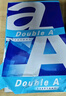 Double A达伯埃A4打印纸A4纸70g80G90G500张A4办公双打印纸复印纸原装进口整箱光滑开发票批发多省 A4-DA-70G-5包-2500张 实拍图