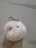 仿獭兔毛小柿子可爱书包包挂件毛绒球玩偶公仔汽车钥匙扣挂饰礼物 1个装【猫猫球钥匙扣】 1个装 实拍图