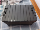悦卡后备箱收纳箱车载储物箱车用折叠整理箱户外露营置物箱汽车用品 【升级款加厚】中号35L平盖黑灰 实拍图