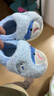 幸福玛丽（Cheerful Mario）鲨鱼儿童棉鞋包跟冬季男童拖鞋室内防滑宝宝棉拖鞋小童保暖家居鞋 实拍图