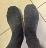 浪莎袜子女士纯棉春秋冬季抑菌棉袜女袜中筒防臭中厚黑白色商务短袜 实拍图