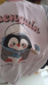 果壳（Gukoo）睡裙女春夏新款小企鹅系列睡衣女睡裙宽松睡裙圆领大卡通家居服B 天堂粉睡裙 M 实拍图