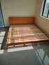 小半实木床双人床北欧日式小户型卧室樱桃木床家具1.8米x2米稳稳床 实拍图