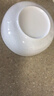 斯凯绨（Sky Top）面碗骨瓷大汤碗泡面碗沙拉碗陶瓷家用纯白餐具套装7英寸2件 实拍图