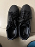 百丽撞色小白鞋男秋季牛皮舒适厚底休闲板鞋A1160CM3 暗夜黑  40 实拍图