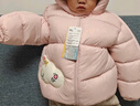 巴拉巴拉童装儿童羽绒服宝宝男女童2025冬装新款婴儿外套保暖上衣泡芙羽绒 粉色小苹果60356-白鸭绒 120 （充绒量106g 适合5-6岁） 实拍图