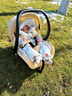 bebelock婴儿提篮式汽车儿童安全座椅新生儿宝宝睡篮车载便携摇篮i-Size 香槟金【i-Size认证】 实拍图