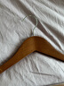 京东京造 实木衣架子衣服架衣挂衣服撑西装大衣架无痕宽肩衣架 2个复古色 实拍图
