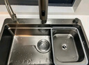 京东京造厨房水槽大单槽洗菜盆一体盆黑金刚304不锈钢飞雨抽拉龙头洗杯器 实拍图
