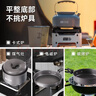 探险者（TAN XIAN ZHE）户外炉具野炊锅具全套露营炉具户外烧水壶卡式炉锅具三件套 5-8人套锅组合【全套折叠收纳】 实拍图