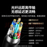 绿联HDMI2.1光纤线8K60Hz 4K240Hz兼容HDMI2.0高清视频线装修电脑机顶盒接电视显示器投影仪10米55504 实拍图