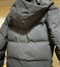 优衣库男装女装无缝羽绒连帽外套夹克羽绒服478279 08 深灰色 XL 实拍图