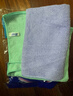 妙洁加大型超细纤维抹布  40*40cm4片装 洗车毛巾吸水神器 擦汽车专用 实拍图