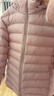 优衣库童装男女童PUFFTECH空气棉服可机洗连帽外套排骨棉服478123 10 水粉色 160 实拍图
