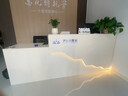 简约现代服装店收银台公司前台接待台咖啡店吧台奶茶店小型柜台桌 全奶油色【左高】右高可备注 100x60x100cm 实拍图