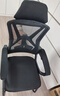 舒客艺家电脑椅办公椅职员网椅会议椅家用靠背休闲椅子弓形学生宿舍学习椅 WE黑色弓形-可后躺【海绵款】 实拍图