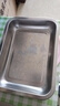 美厨（MAXCOOK）304不锈钢盘子方盘 加深方盘长方形餐盘 烧烤托盘27cm MCFT6579 实拍图