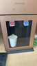 奥克斯饮水机茶吧机家用小型台式桌面饮水机宿舍办公室迷你快速加热桶装水饮水器 金色 温热型 防尘门双按键款 实拍图