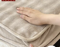 无印良品仿兔毛绒床笠单件加厚保暖蓄热床单全包保护套子180*200cm咖色 实拍图