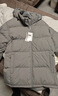 黑冰25新款户外700蓬鸭绒男款加厚防风保暖羽绒服 F8905MJ 铁灰 3XL 实拍图