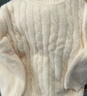 优衣库婴幼儿宝宝souffle yarn舒芙蕾可机洗针织衫舒芙蕾478832 01 乳白色 110 实拍图