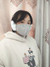 Babysir加绒保暖口罩冬季防风防寒眼镜不起雾骑行防尘护耳口罩高颜值灰色 实拍图