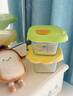 COOKSS婴儿辅食碗玻璃辅食盒可蒸煮宝宝蒸蛋碗刻度储存保鲜盒工具两个装 实拍图