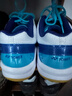 尤尼克斯羽毛球鞋yy入门级训练减震动力垫男女SHB101CR白/蓝 43码 实拍图