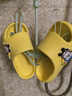 巴布豆儿童拖鞋男女童宝宝软底居家浴室夏季凉拖鞋 黄色 190码 实拍图