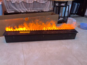 烨斯特3d智能雾化壁炉嵌入式电子壁炉欧式装饰电视柜背景仿真火焰加湿器 雾凇烁晶全不锈钢AI声控1200mm 实拍图