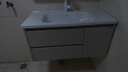 小米嘉美系列浴室柜陶瓷一体盆太空铝合金蜂窝铝洗手盆柜组合洗漱台洗脸台 90cm普通半封方镜+陶瓷一体盆 实拍图