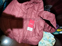 鸭鸭佟丽娅同款轻薄羽绒羽绒服女新款短款修身城市轻户外秋冬外套KXM 酒红色 3XL 实拍图