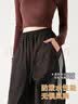 自由系加绒工装裤女冬季加厚保暖2026高腰显瘦宽松垂感防泼水休闲阔腿裤 实拍图