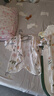 全棉时代纯棉新生婴儿连体衣服新款抗菌纱布宝宝春夏满月服和袍59码 伊恩植物园【四季款】 73cm （6-9个月） 实拍图