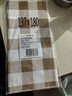 桌布新款欧式风格防水防油免洗餐桌茶几桌垫家用桌布 好运格子-咖色（薄款） 137*180cm 实拍图