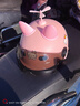 车赞儿童头盔夏季电动车头盔四季通用小孩头盔卡通男女孩保暖可爱安全 3C粉色头盔猫咪（送耳朵2-10岁） 实拍图